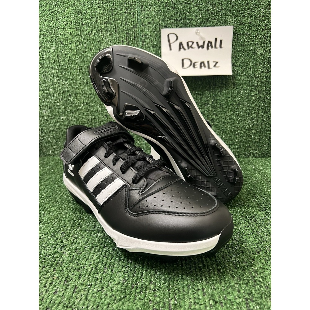 Adidas Forum‎ TPU Baseball Cleats BSB Black White Men's Size 11 JR9614